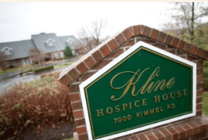 Kline Hospice Hospice sign